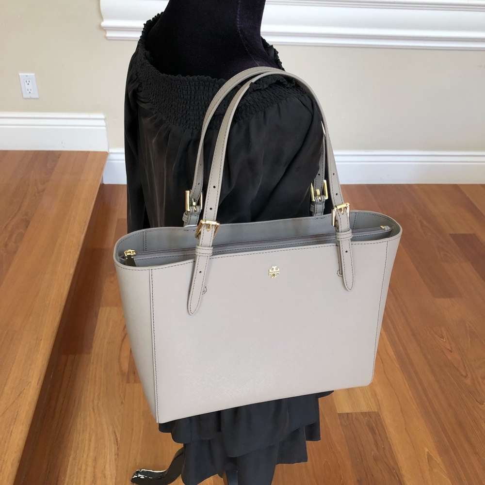 NWT,Tory Burch Emerson Small Buckle Tote Handbag - Picture 5 of 8